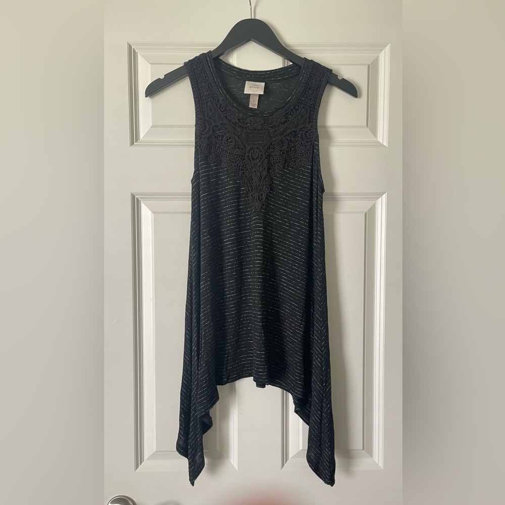 Women’s / Juniors Knox Rose Asymmetrical Tank Tunic • Size Small •